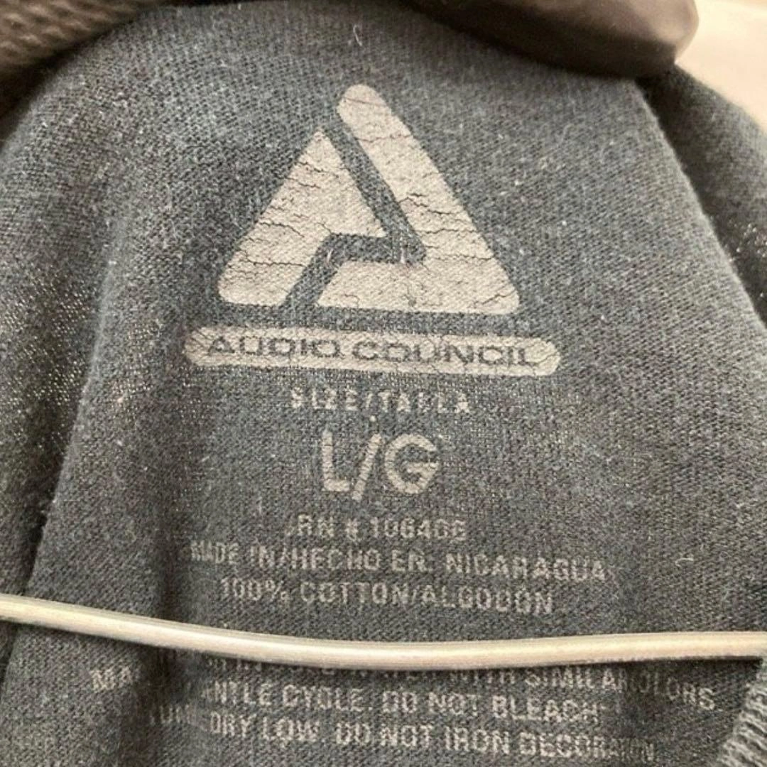 【AUDIO COUNCIL】アニマルグラフィック Tシャツ L USA古着の写真3枚目