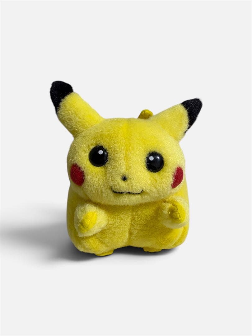 【タグ付き】TOMY 初代 ピカチュウ ぬいぐるみ おなかを押すとなびくヨ！の写真2枚目