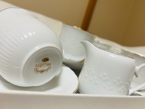 カップ＆ソーサー5セット、ミルクポットの写真3枚目