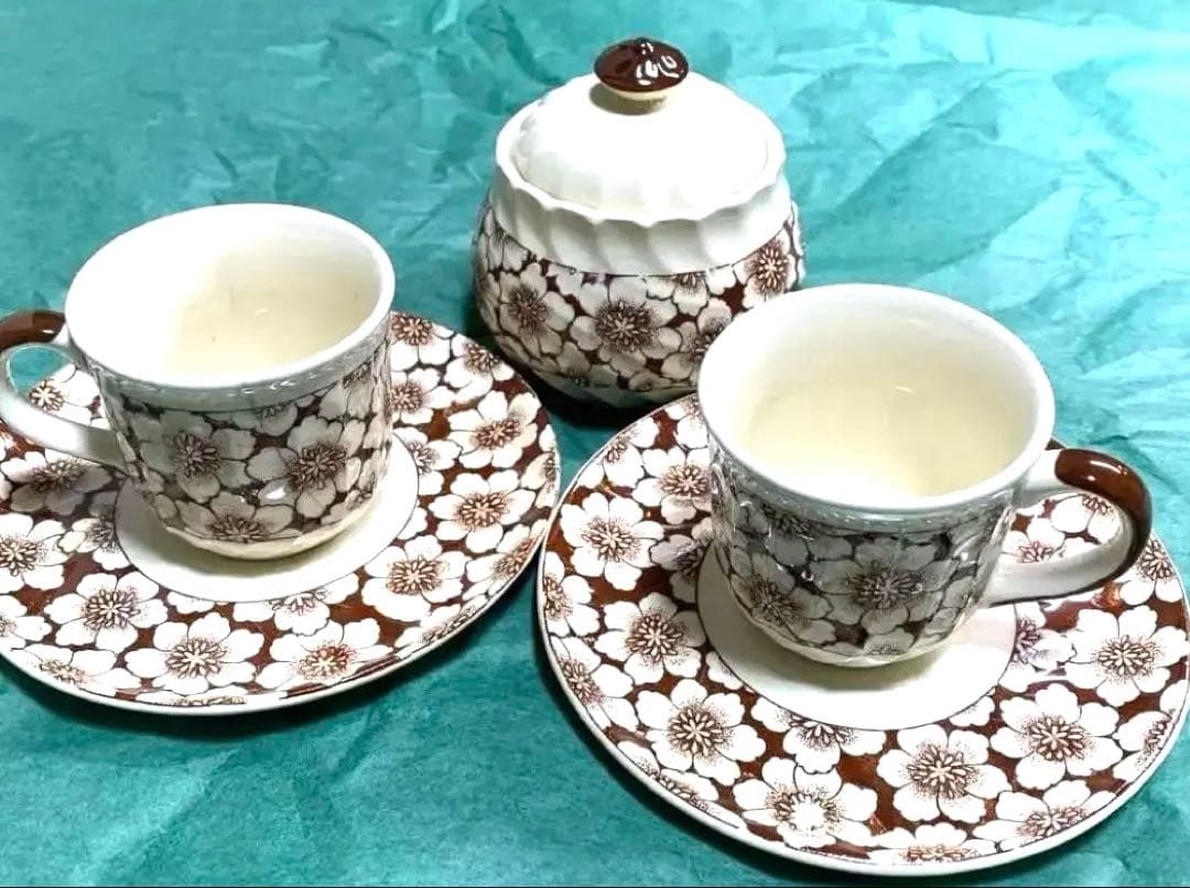 レトロ　コーヒーカップ　ティーカップ　アンティーク　昭和レトロ　ヴィンテージ　花