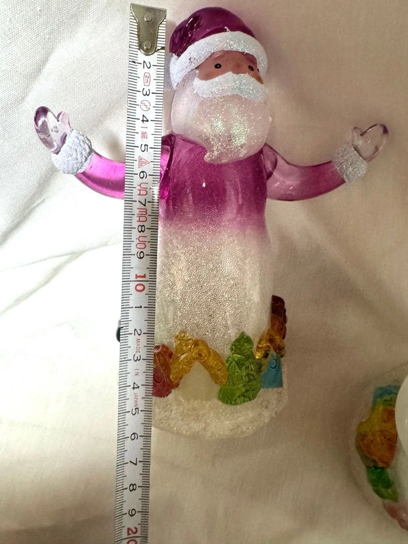 【クリスマス】サンタ 雪だるま セット イルミネーション 光る置物 飾り ライトの写真4枚目