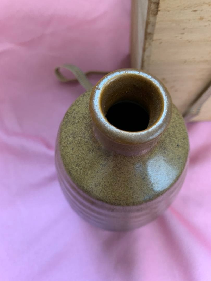 陶器 花瓶 壺 木箱入り「夢」の写真3枚目