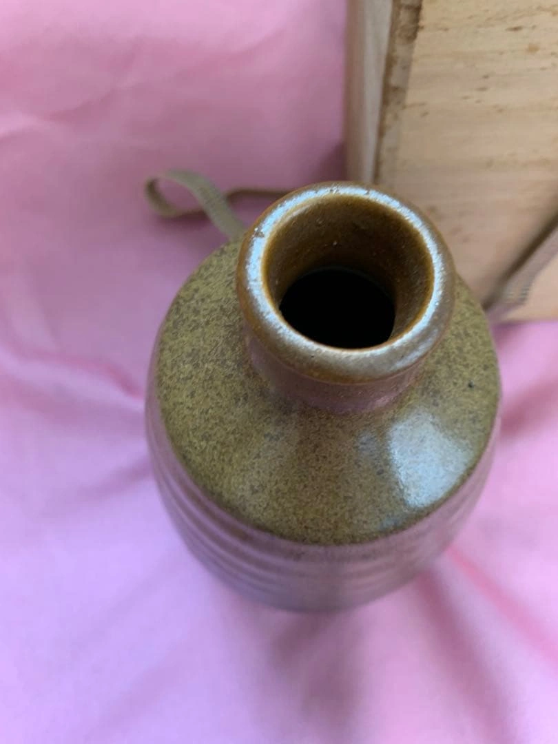 陶器 花瓶 壺 木箱入り「夢」の写真3枚目