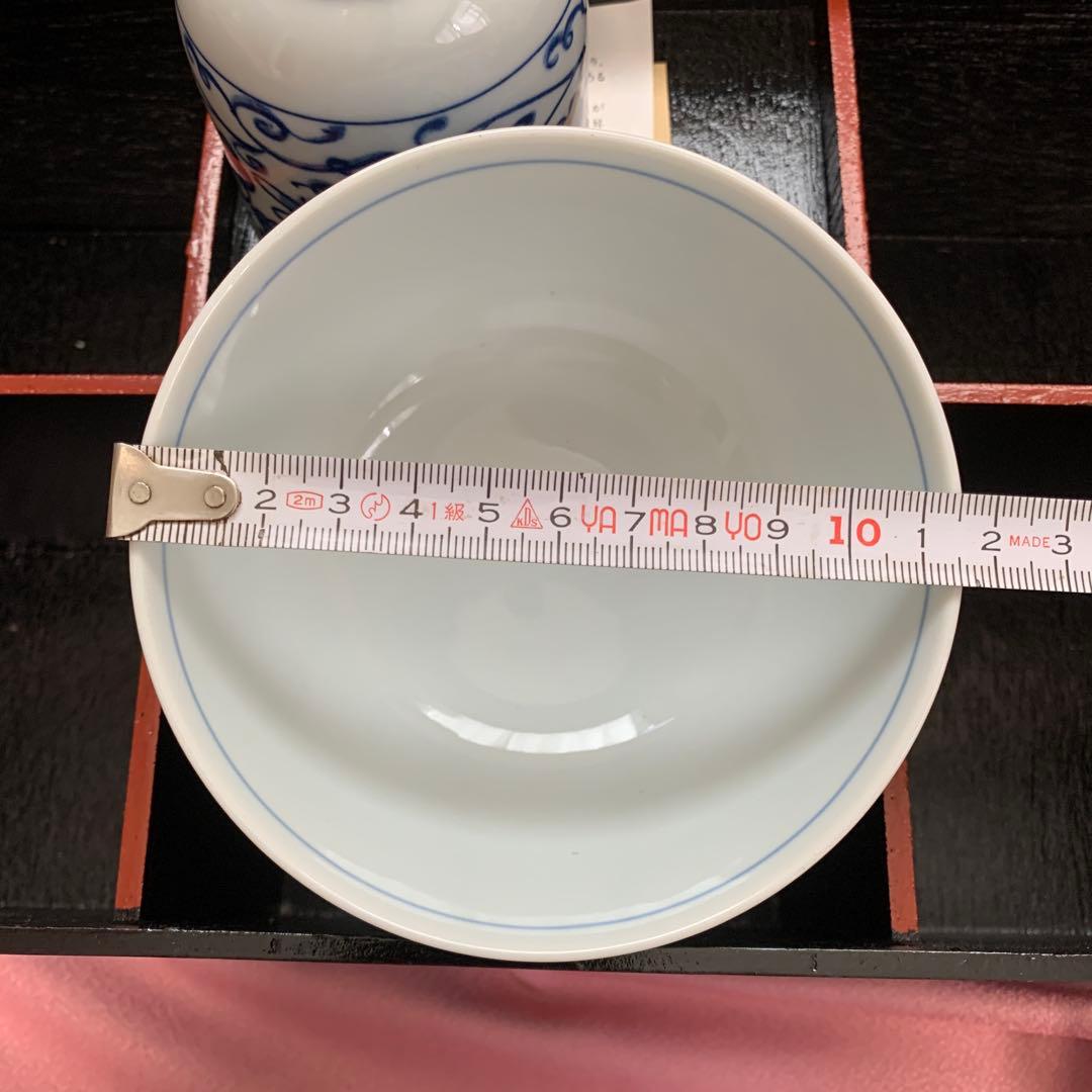 【未使用・美濃焼】龍峰窯 飯碗　湯呑み　5客セット 三洋陶器 伝統柄の写真8枚目