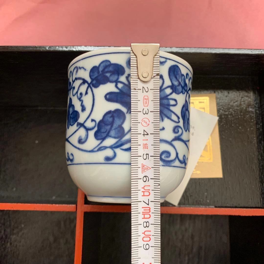 【未使用・美濃焼】龍峰窯 飯碗 湯呑み 5客セット 三洋陶器 伝統柄の写真10枚目