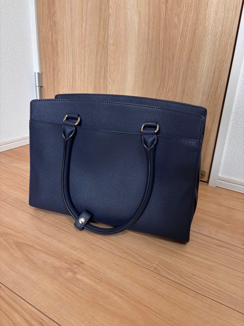 【洋服の青山】レディース ビジネスバッグ ネイビー