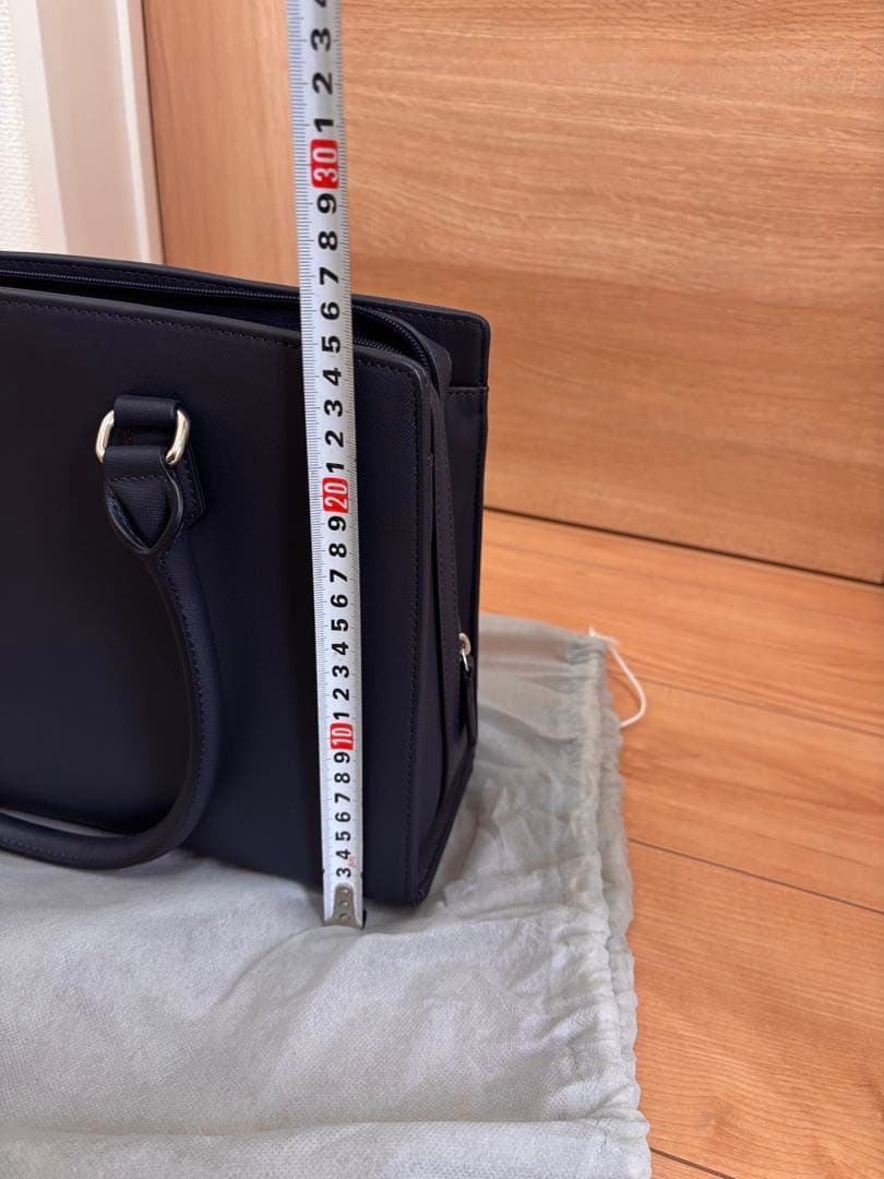 【洋服の青山】レディース ビジネスバッグ ネイビーの写真7枚目