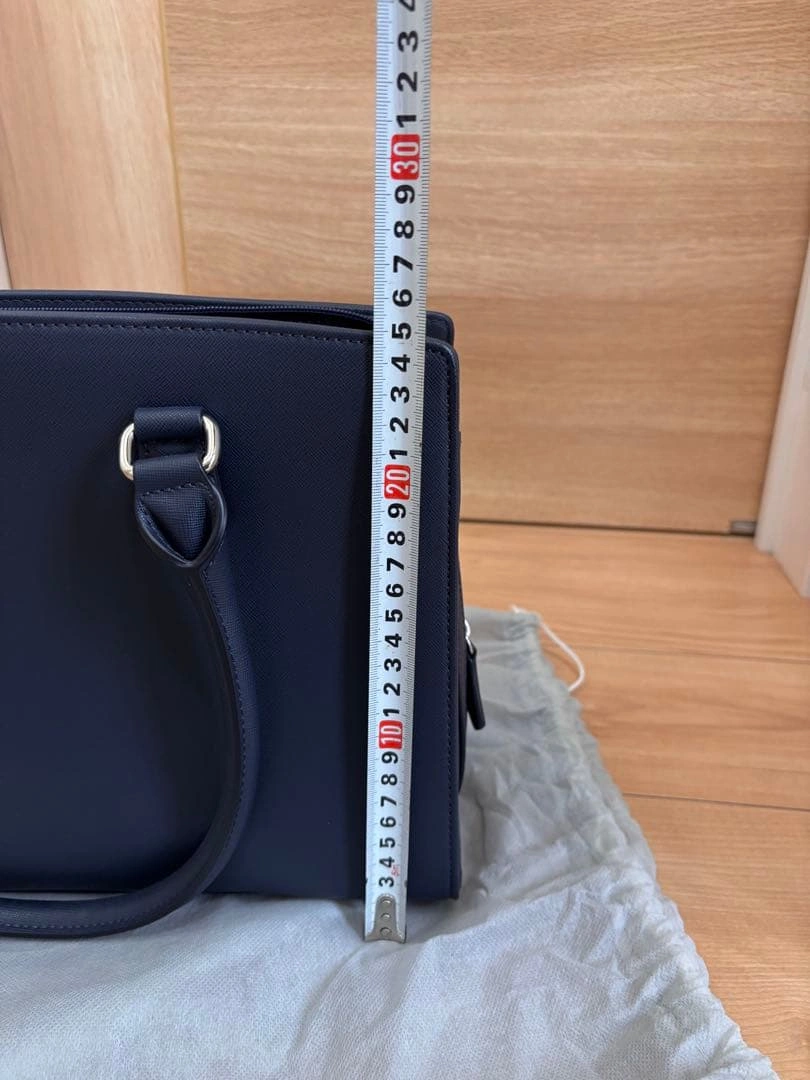 【洋服の青山】レディース ビジネスバッグ ネイビーの写真8枚目