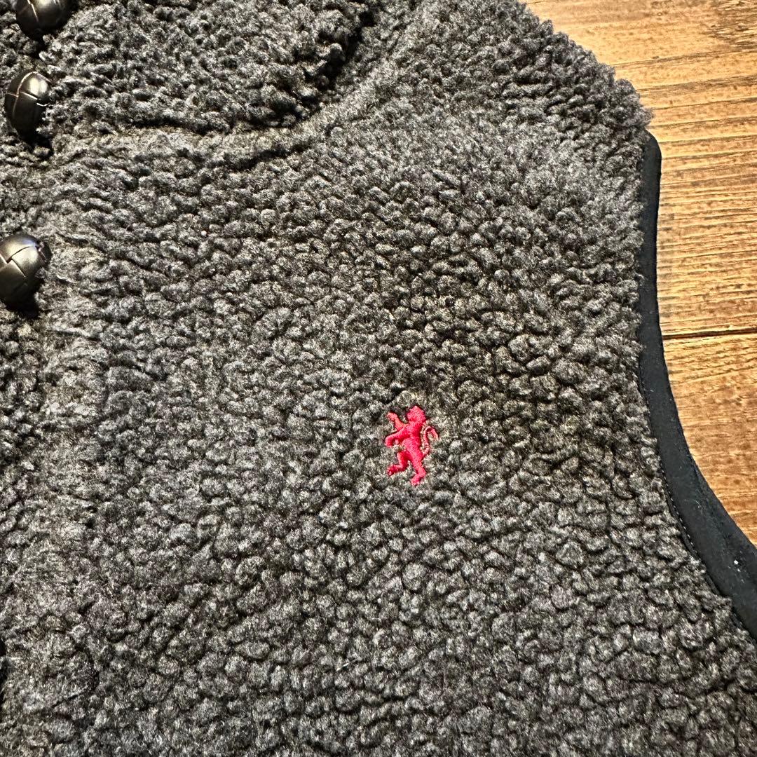 ジムフレックス Gymphlex ボアベスト くるみボタン フードベスト 12の写真2枚目