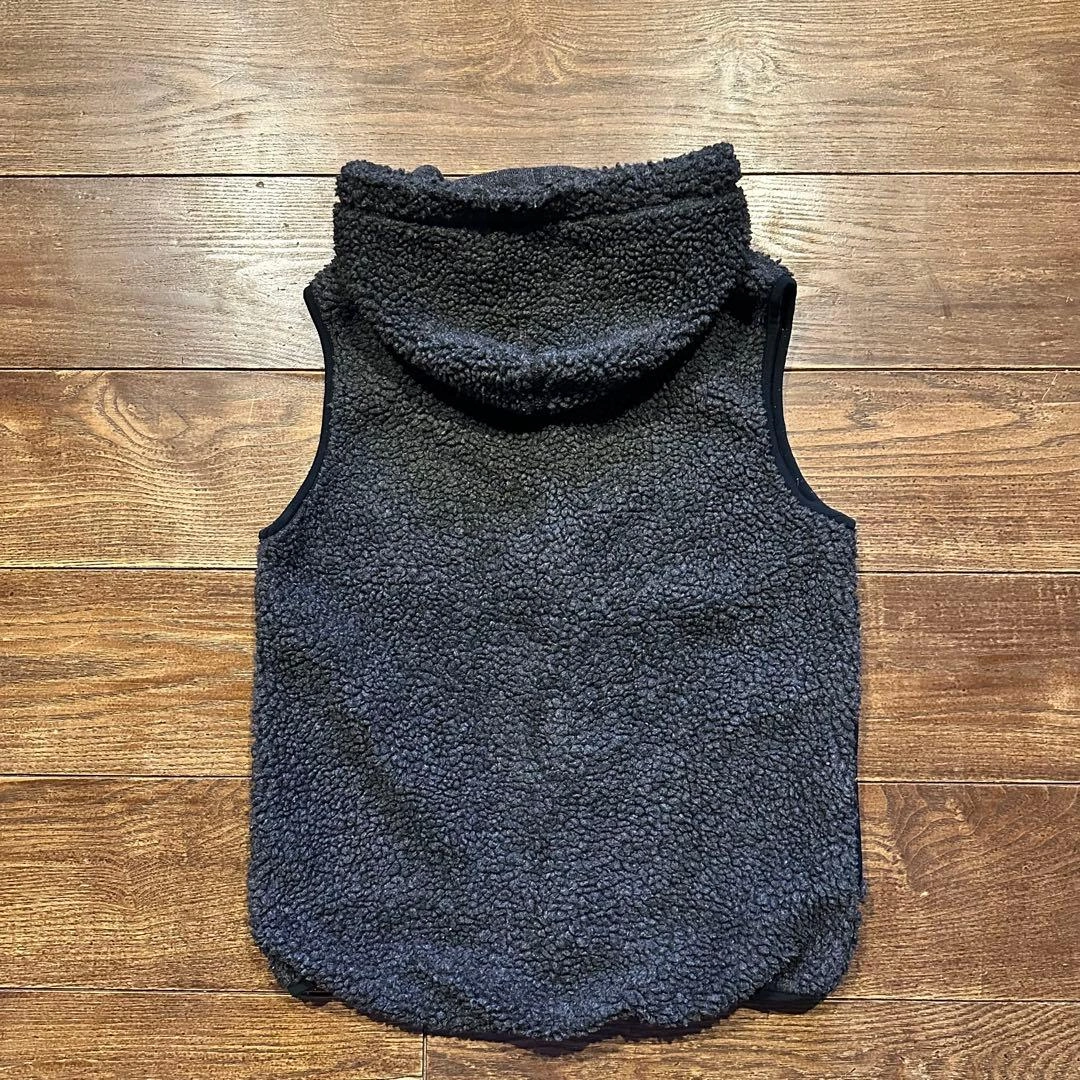 ジムフレックス Gymphlex ボアベスト くるみボタン フードベスト 12の写真4枚目