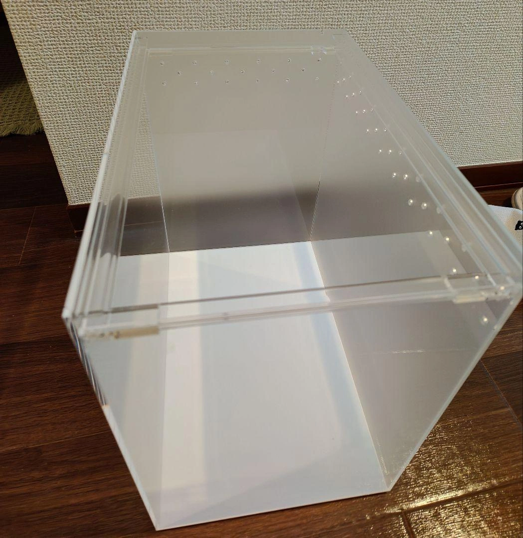 爬虫類用 アクリル飼育ケージ 透明 クリア 15x20x30の写真3枚目
