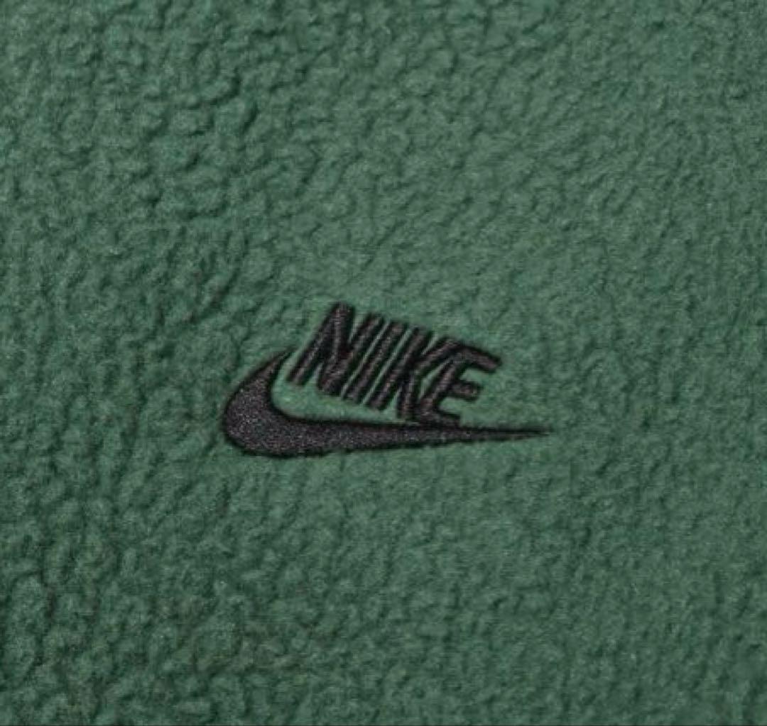 新品【2XL】NIKE Big size フリース ボア トレーナー グリーンの写真6枚目