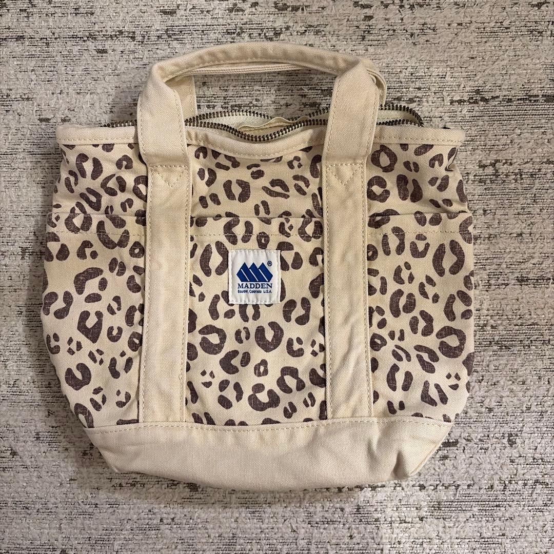 MADDEN キャンバス トートバッグ レオパード柄