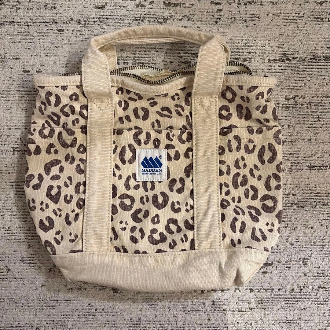 MADDEN キャンバス トートバッグ レオパード柄