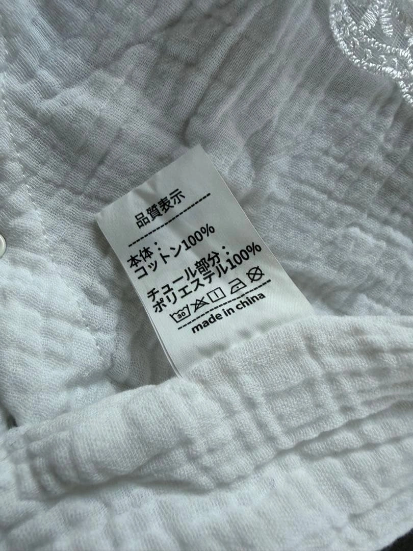 COCOBABY ベビー服 ロンパース 50cm ホワイトの写真2枚目