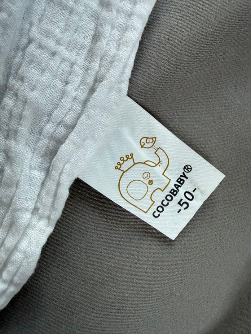 COCOBABY ベビー服 ロンパース 50cm ホワイトの写真3枚目