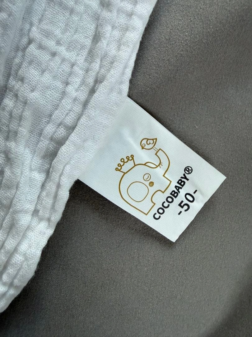 COCOBABY ベビー服 ロンパース 50cm ホワイトの写真3枚目