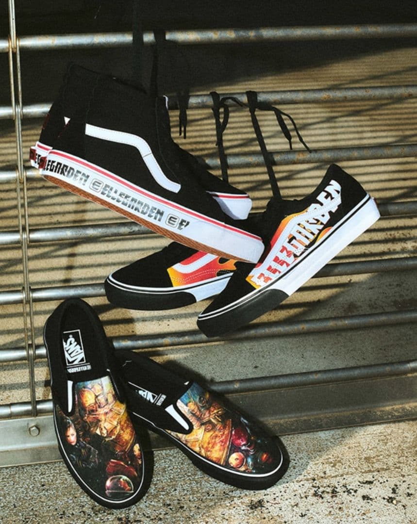 【新品】箱あり VANS ELLEGARDEN コラボ スニーカー 24.5cmの写真2枚目