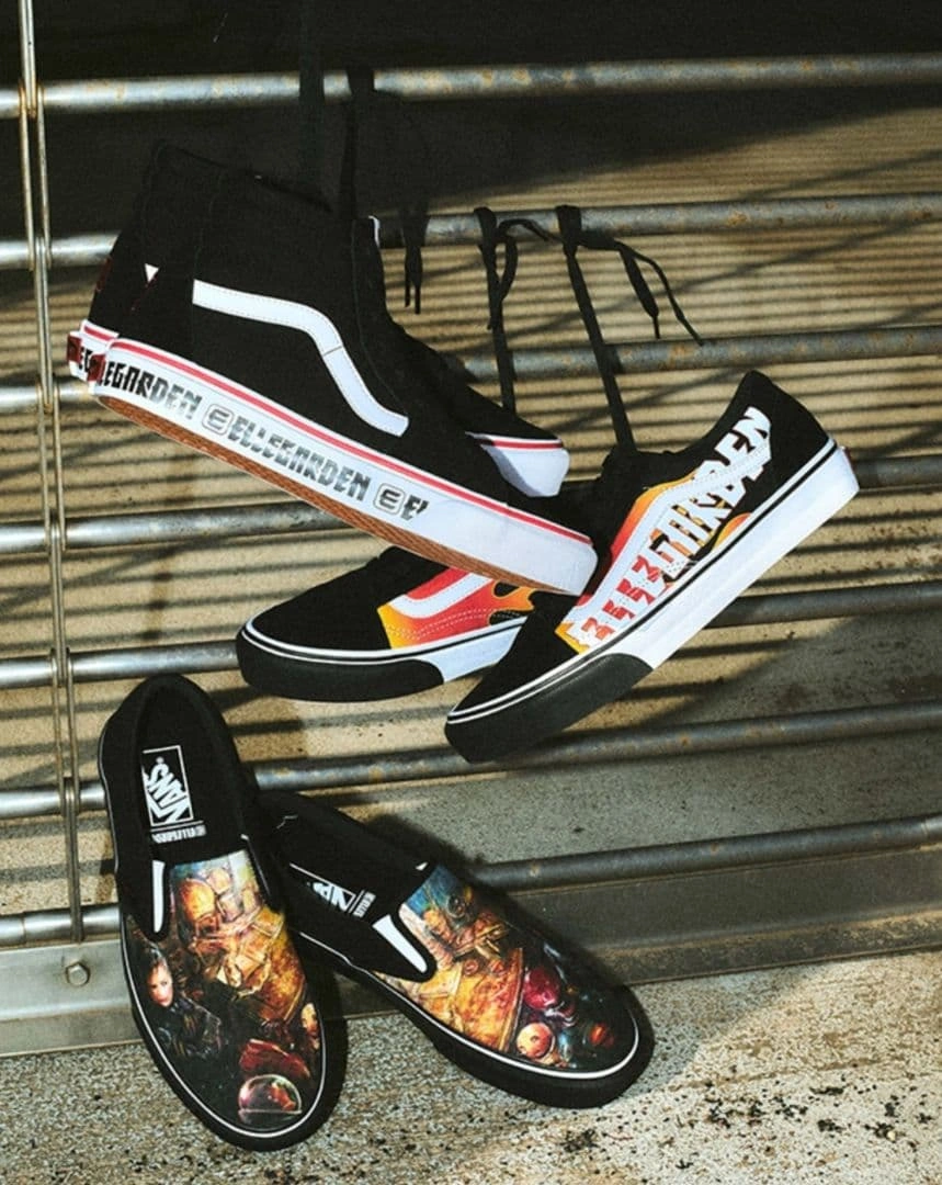 【新品】箱あり VANS ELLEGARDEN コラボ スニーカー 24.5cmの写真2枚目