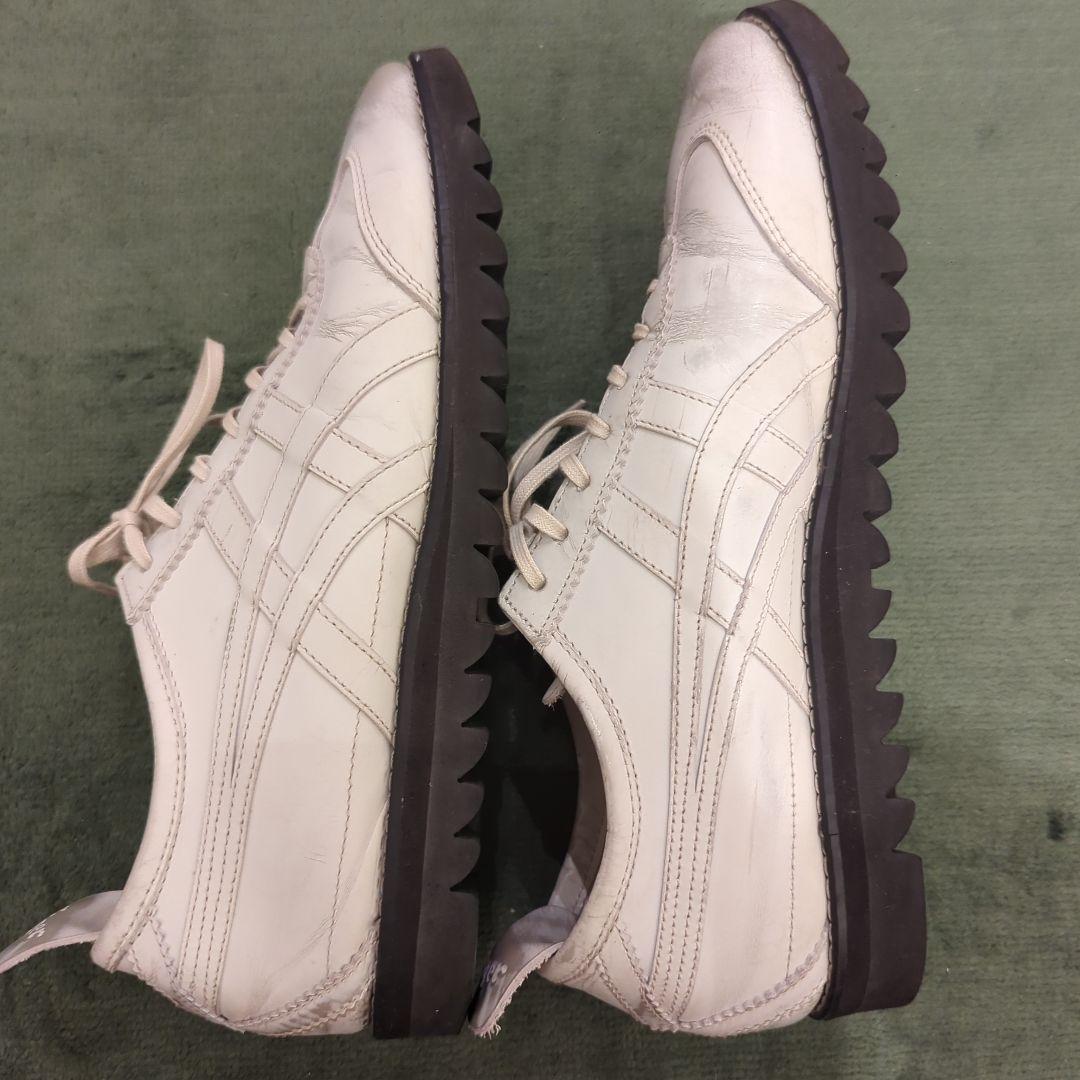 【美品】Onitsuka Tiger スニーカー 日本製 ホワイト 24.5cmの写真2枚目