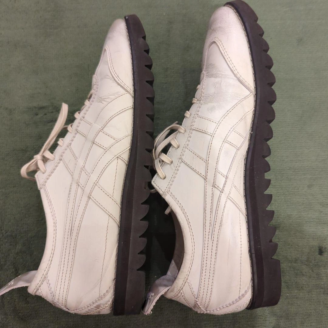 【美品】Onitsuka Tiger スニーカー 日本製 ホワイト 24.5cmの写真2枚目