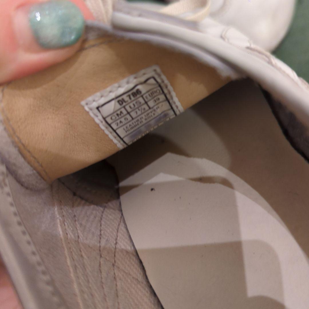 【美品】Onitsuka Tiger スニーカー 日本製 ホワイト 24.5cmの写真5枚目