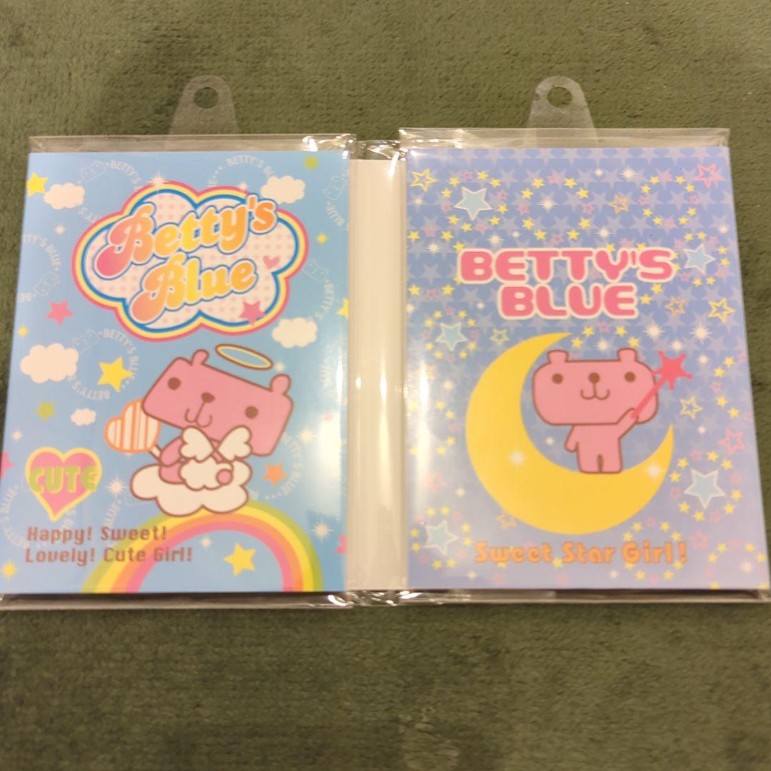 【新品】平成レトロ BETTY'S BLUE メモ帳 レターセット 2セットの写真2枚目