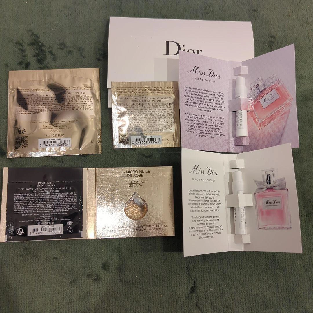 【新品】Dior サンプル 6点セット (最新香水2種)の写真2枚目