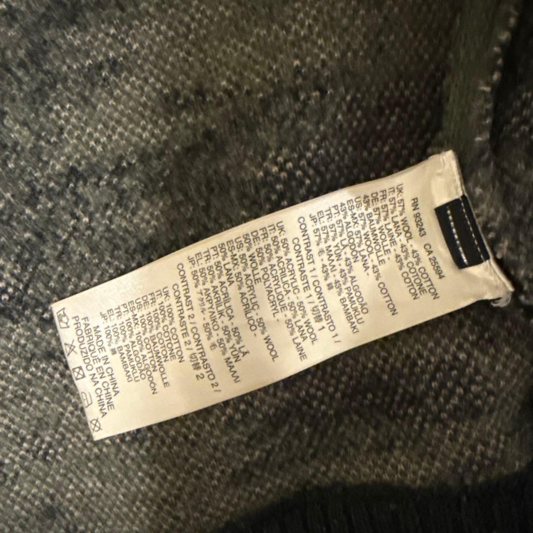 DIESEL カモフラ柄 ニットボンバージャケットの写真4枚目