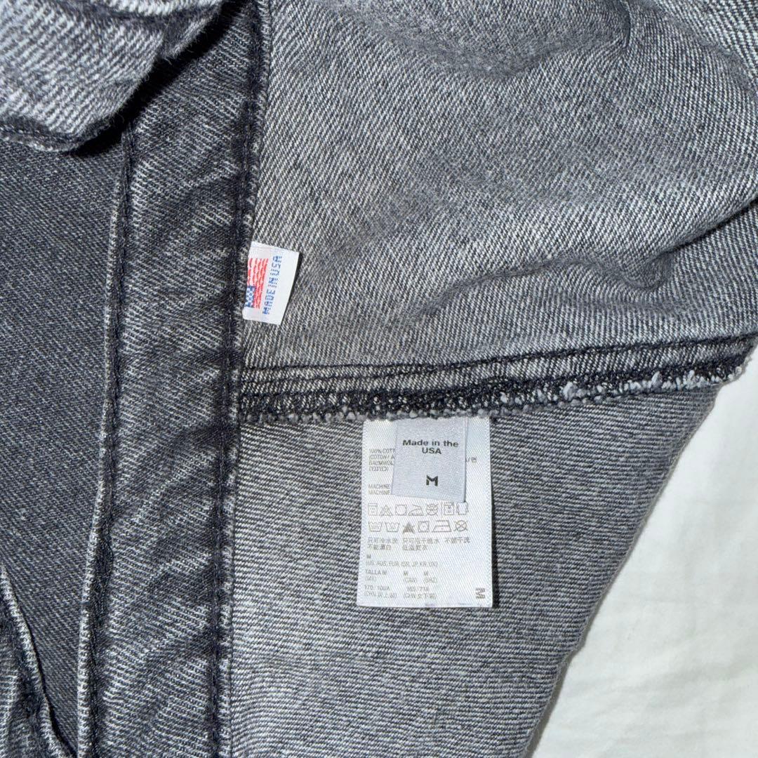 American Apparel アメアパ デニムミニスカート M ブラックの写真4枚目