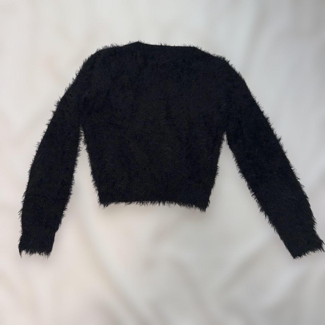 American Apparel アメアパ ニット M ブラック ショート丈の写真2枚目