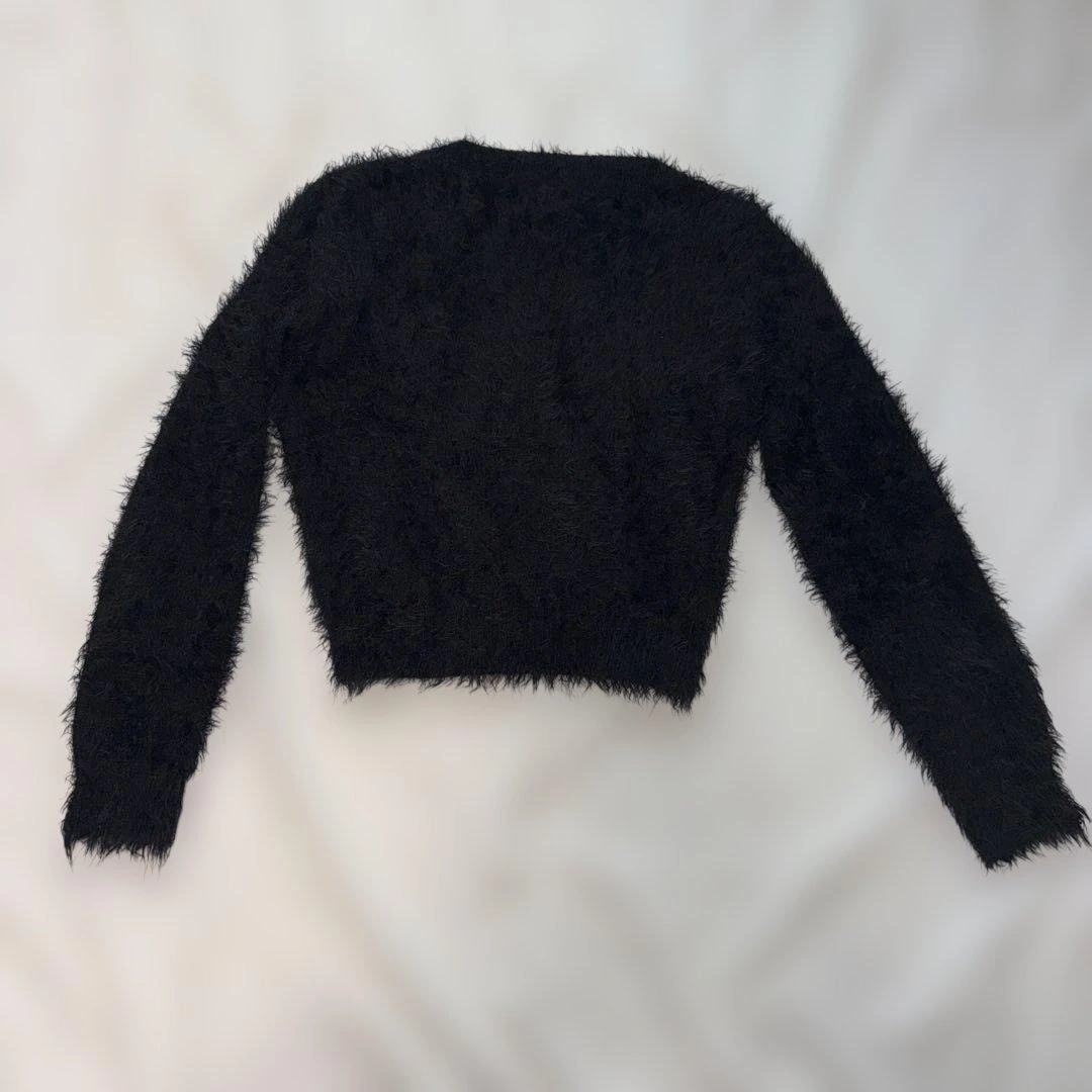 American Apparel アメアパ ニット M ブラック ショート丈の写真2枚目