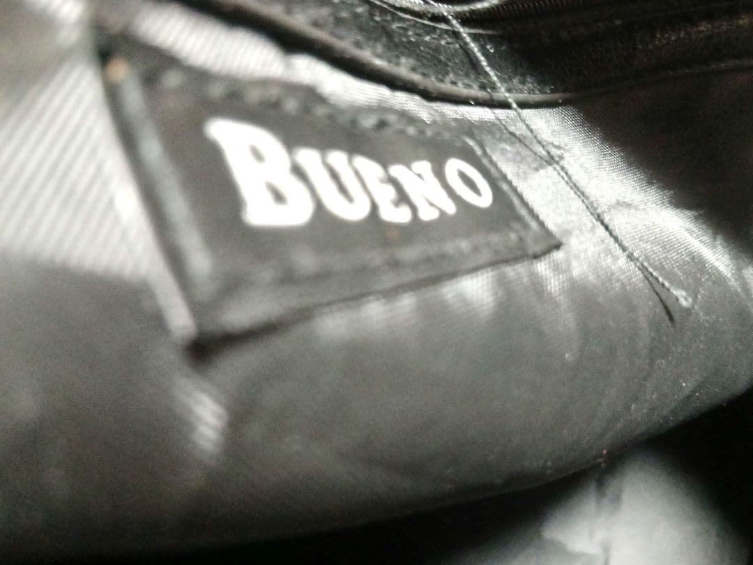 BUENO ブエノ ハンドバッグ サッチェル ボストンバッグ 黒 大容量 美品の写真8枚目