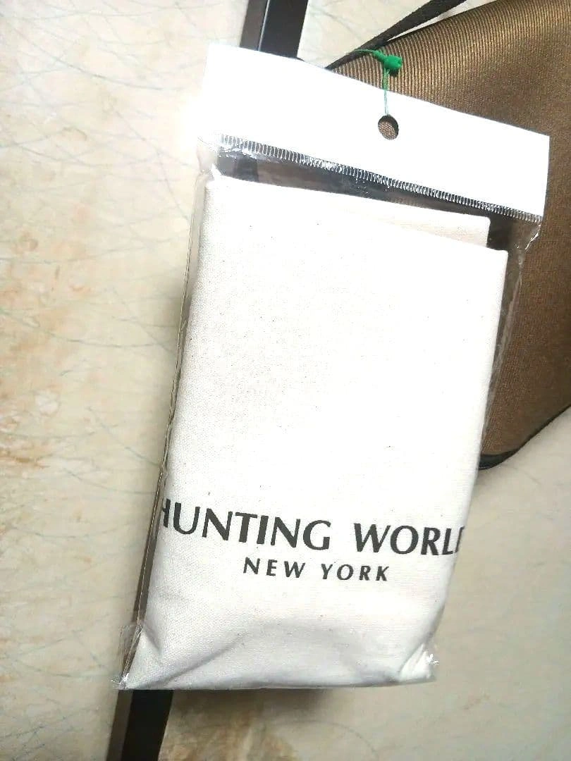 HUNTING WORLD サファリトゥデイ セカンドバッグ 新品未使用 保存袋の写真6枚目