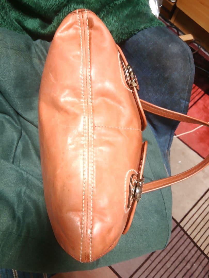 COACH コーチ 18996 ショルダーバッグ レザー ピンク レディースの写真6枚目