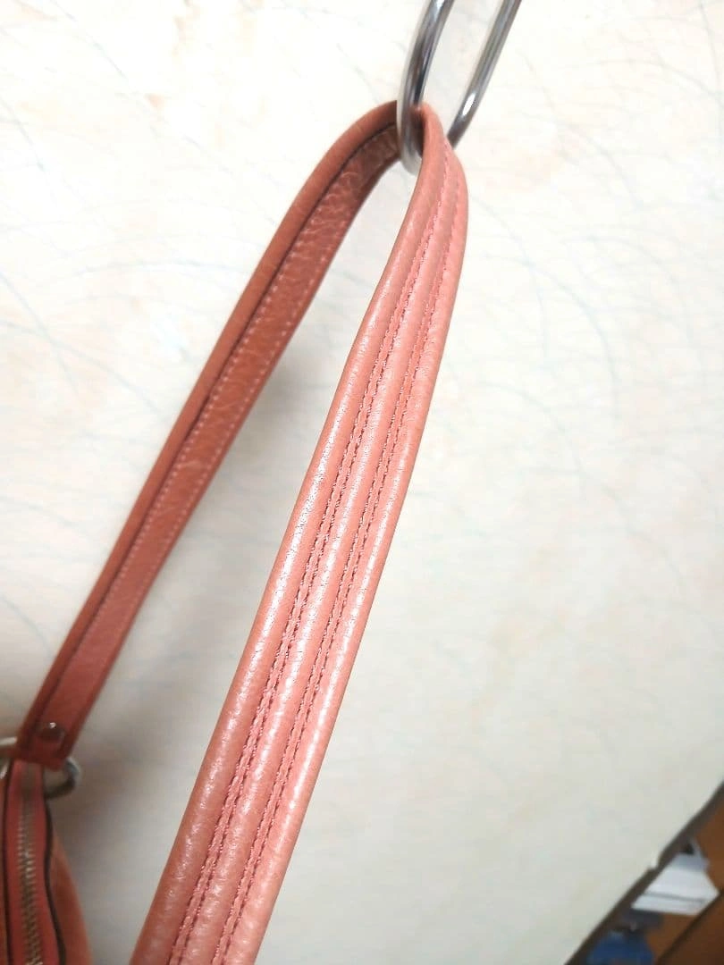 COACH コーチ 18996 ショルダーバッグ レザー ピンク レディースの写真7枚目