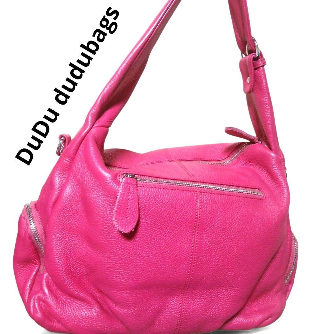DuDu dudubags ドゥドゥバッグス レザー 2WAY ピンク 大容量