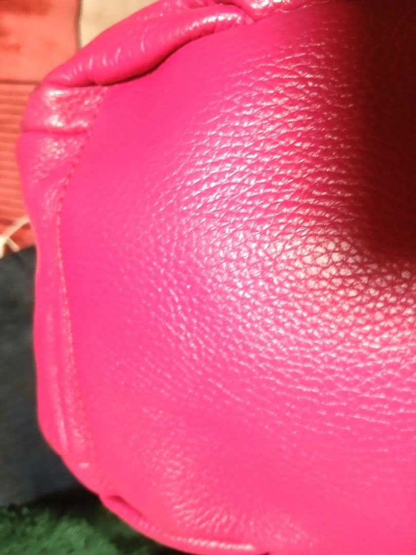 DuDu dudubags ドゥドゥバッグス レザー 2WAY ピンク 大容量の写真5枚目