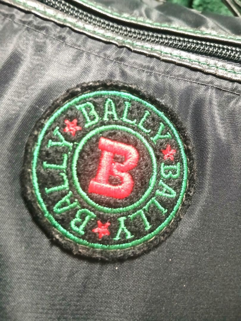 BALLY バリー ヴィンテージ ナイロン トートバッグ 黒 Bロゴ レディースの写真7枚目