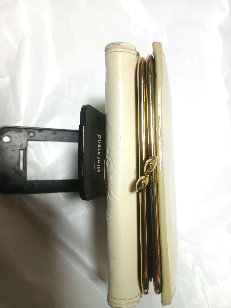 KEITA MARUYAMA ケイタマルヤマ 三つ折り財布 がま口 レザー 型押の写真5枚目