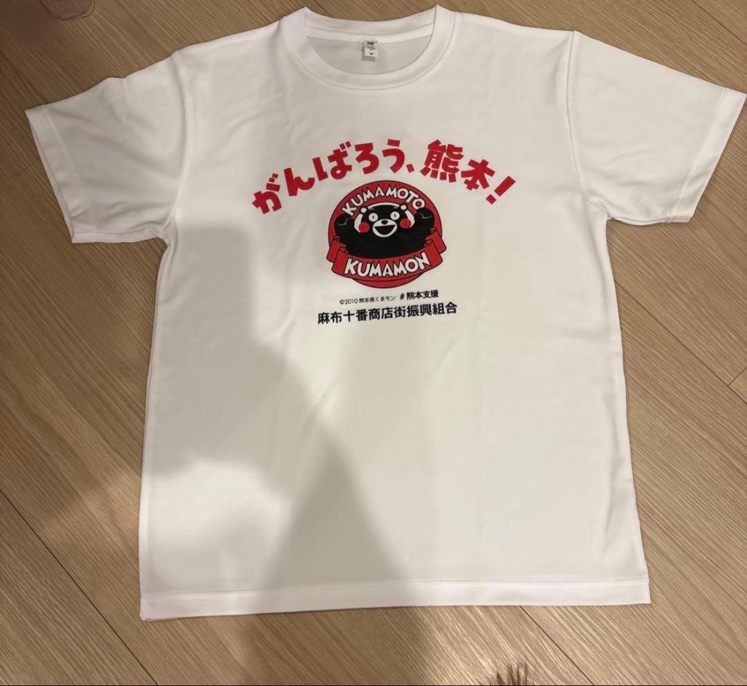 【新品未使用】麻布十番 くまモン Tシャツ ホワイト エルサイズの写真2枚目