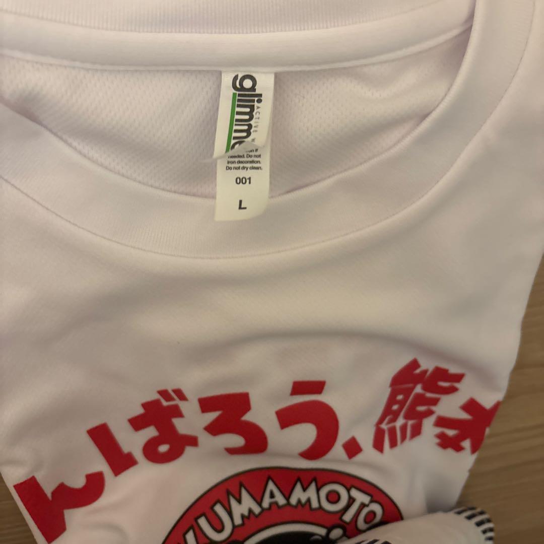 【新品未使用】麻布十番 くまモン Tシャツ ホワイト エルサイズの写真4枚目