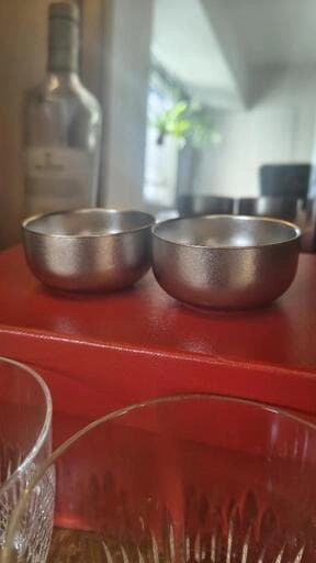 純チタンぐい呑み2個