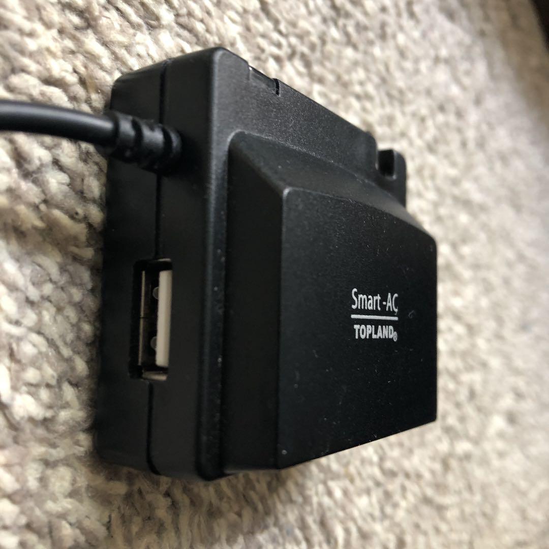 USB-AC充電器 スマホ・タブレット対応 TOPLAND 高速充電の写真2枚目