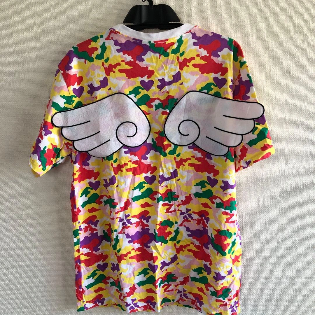 ももクロ 羽付き Tシャツ L