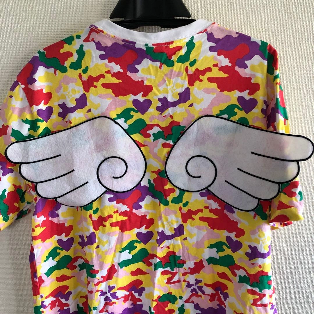 ももクロ 羽付き Tシャツ Lの写真4枚目