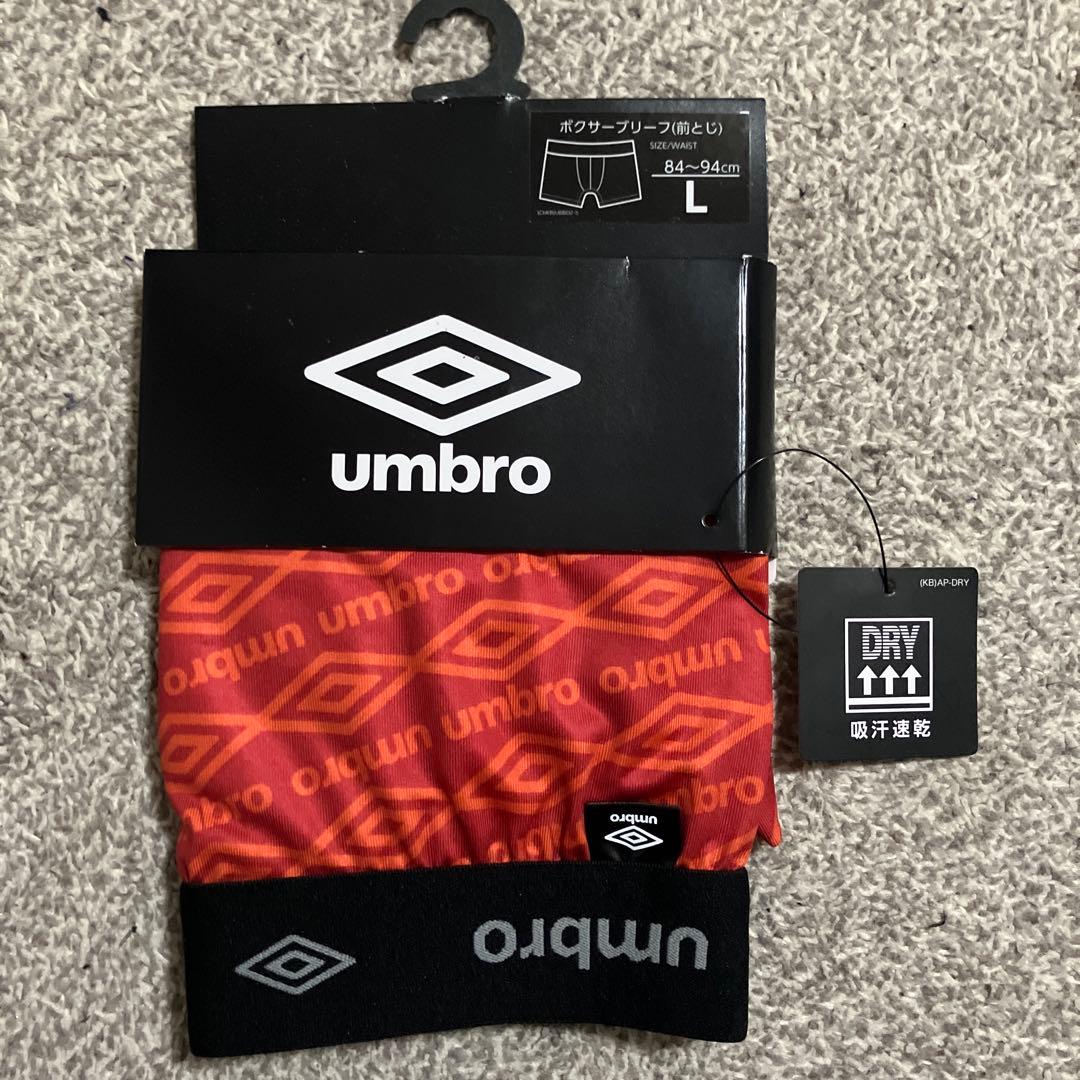 umbro ボクサーブリーフ L レッド