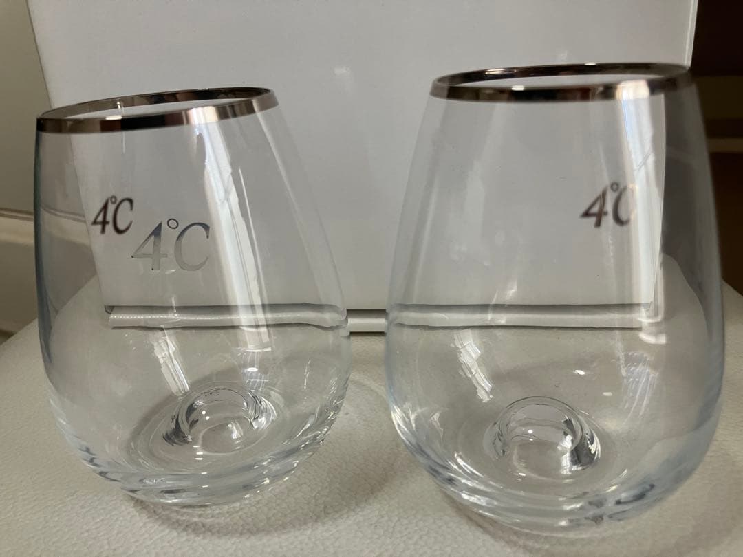 4℃ ペアグラス 2個セットの写真6枚目