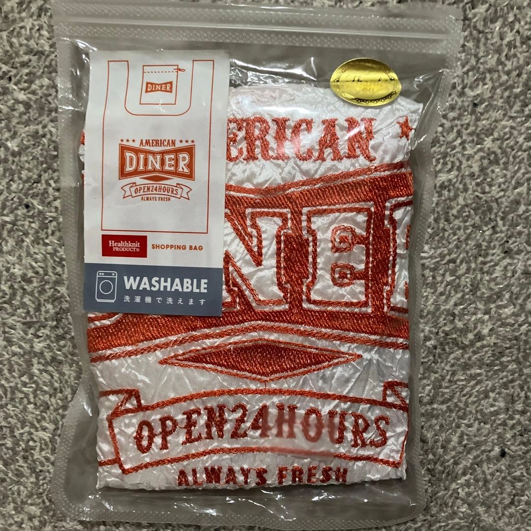 Healthknit AMERICAN DINER エコバッグ