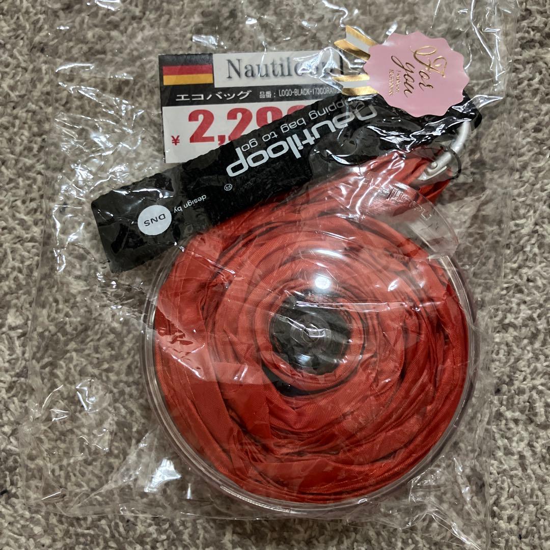 Nautiloop エコバッグ オレンジ 新品